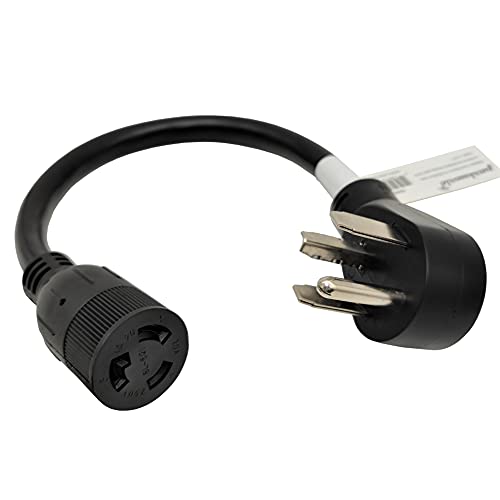New Product Parkworld 886382 Adapter Cord NEMA 14-30P Male to L6-20R Female, 20A, 250V, 1.5FT
