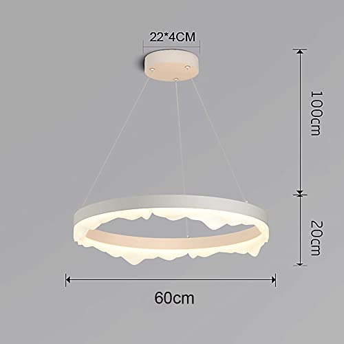 Lampe suspendue moderne pour salon et éclairage plafond design géométrique - 5