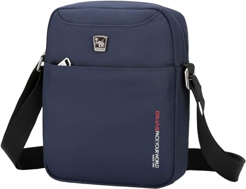 OIWAS Sacoche Homme Bandoulière, Petite Sac Pochette Mini Cartable Besace pour les Loisirs...