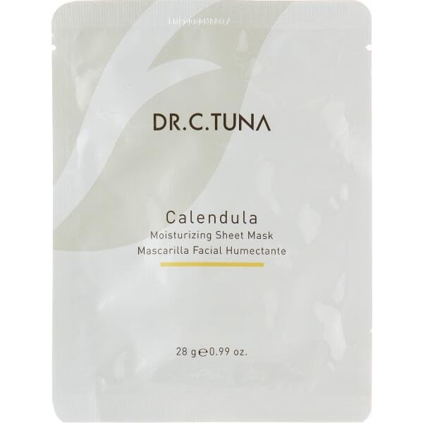 FARMASi Dr.C.Tuna Calendula Moisturizing Sheet Mask - Moisturizing Soothing Skincare Hydrating Mask Sensitive Skin Relief Radiant Complexion Easy Application Skin Rejuvenation Facial Care