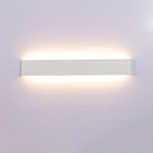 Preisvergleich Produktbild William 337 Wandleuchte Schlafzimmer Nachttisch LED Wandleuchte Wohnzimmer Flur Treppe Weiß Wandleuchte Einfache Moderne rechteckige Wandleuchte (Farbe : B)