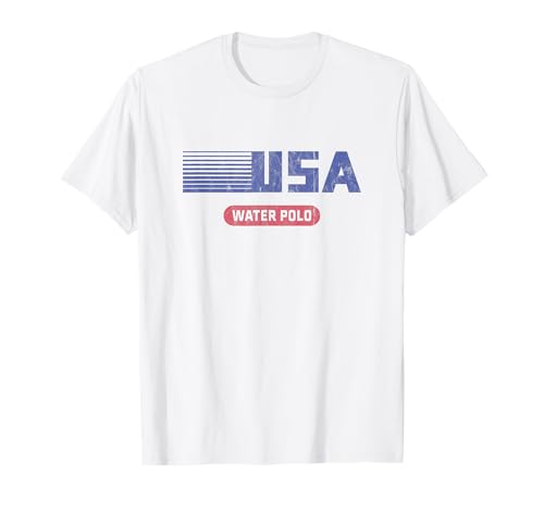 Retro USA 2020 Team American Water Polo Vintage T-Shirt
