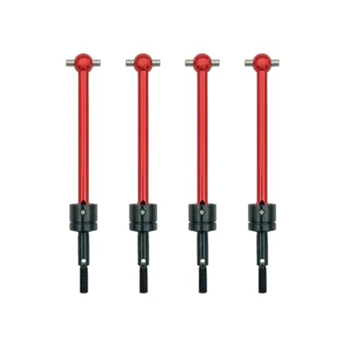 RC�J�[�A�N�Z�T���[ For Tamiya DT03 For TT02B For TT-02B 1/10 64mm ���^�� ���j�o�[�T���h���C�u�V���t�g CVD RC�J�[�A�b�v�O���[�h�p�[�c�A�N�Z�T���[(Red)