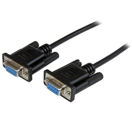 Astrotek Serial RS232 Null Modem Cable DB9 Female to Female 7C 30AWG-Cu Molded Type, 3 Meter