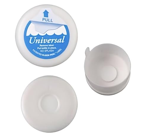 EcoForm Bottles 10 Pack Replacement Single Use Caps for 3 and 5 Gallon water bottles