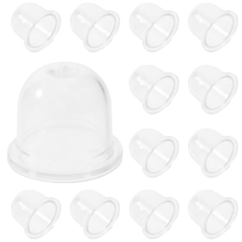 GALPADA Vasos de Aceite Transparentes para Cortacésped de Gasolina 20 Unidades Piezas de Plástico PP Resistentes para Carburador Multifuncional Repuesto para Motosierra y Jardín