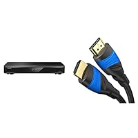 Panasonic DMR-UBS90EGK Ultra HD Blu-ray Recorder (2TB HDD) &amp; KabelDirekt – 1,5 m – 4K HDMI-Kabel (4K@120Hz &amp; 4K@60Hz für EIN spektakuläres Ultra-HD-Erlebnis – High Speed mit Ethernet, Schwarz)
