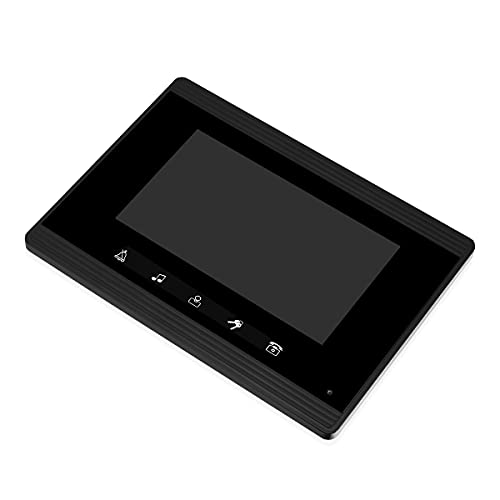 Image of Wired 7 Inches LCD Monitor for Video Intercom Doorbell System Support Monitoring, Unlock, Dual-Way Door Intercom