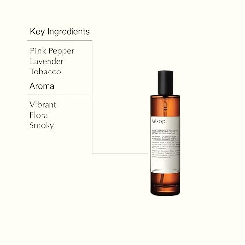 Aesop Istros Aromatique Room Spray | Non-Aerosol Air Freshener | Vibrant, Floral, Smoky | Aroma for Several Hours | 3.4 oz / 100mL - Image 4