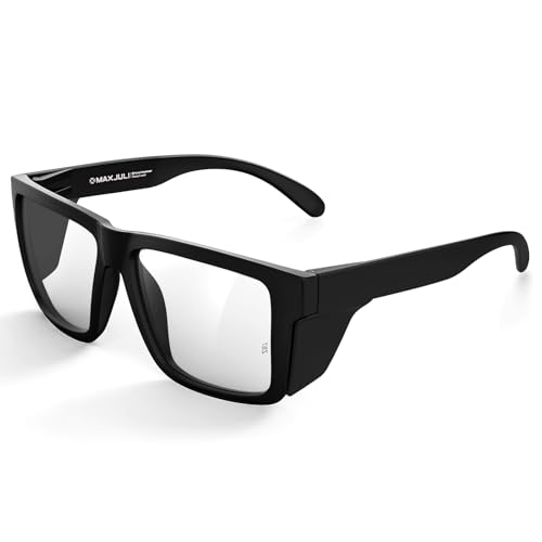 MAXJULI XXL Size Z87 Sunglasses with Side Shield for Big Wide Heads Men TR90 Ultralight UV400 Protection Glasses 8228S