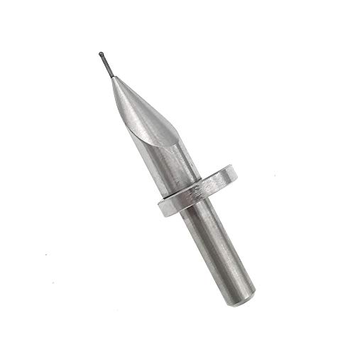 Ball Tip Probe Insert Carbide Ball Tips 6mm Shank 55mm Long for Height Gauges (1mm Diameter Ball)
