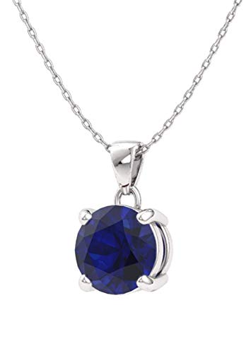 Diamondere Natural and Certified Gemstone Solitaire Petite Necklace in 14k Solid Gold | 0.31 Carat Pendant with Chain2