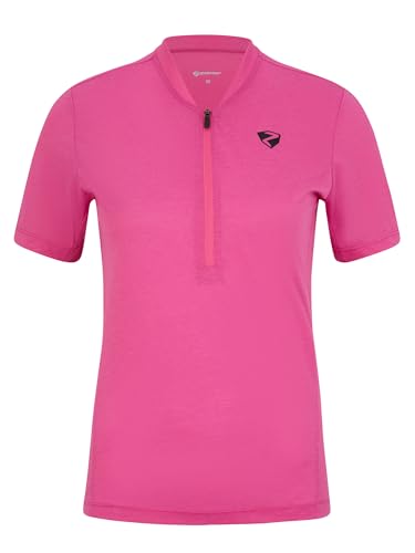 Maillot de cyclisme femme Ziener Nektaria magenta taille 44 pour VTT et vélo de route