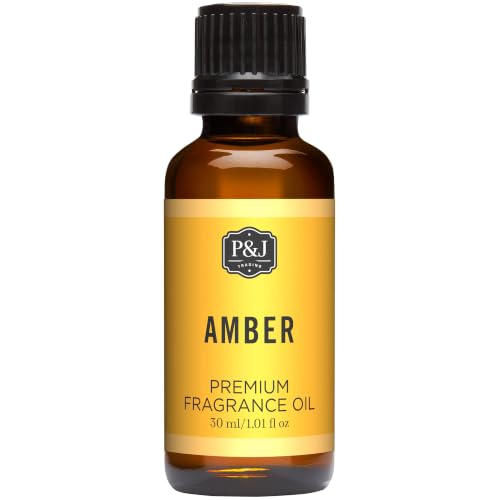 P&J Trading Fragrance Oil | Amber Oil 30ml - Candle Scents for Candle Making Freshie Scents Soap Making Supplies Diffuser Oil Scents