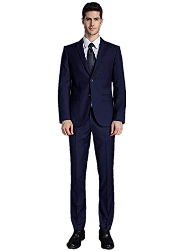 Costumes de bal pour hommes avec revers cranté slim fit HOTK