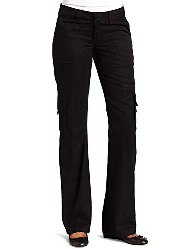 Dickies Women's Relaxed Cargo Pant,Black,6