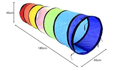 Knorrtoys 55102 - Spieltunnel Bunt