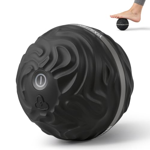 YIXIUTEN 5‑Speed Silicone Vibrating Massage Ball for Muscle Recovery & Yoga