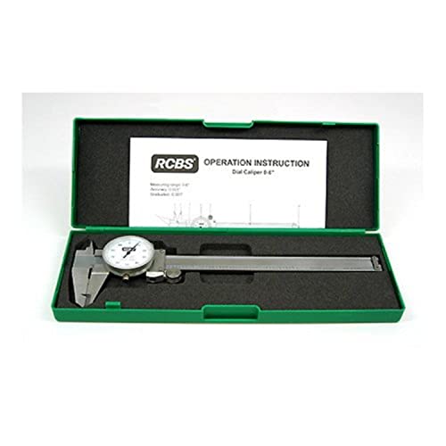 RCBS 87305 Stainless Steel Dial Caliper, 6 to 7.9', Multi