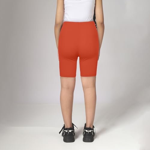 Image of KYDA KIDS Anti Bacterial Under Skirt Shorts for Girls - Under Dress Uniform Shorts & Stretchable Shorties Tights for Girls