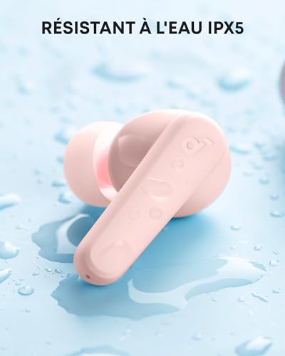 Soundcore P20i Ecouteurs Bluetooth sans Fil by Anker, Écouteurs sans Fil Bluetooth 5.3, conducteurs 10mm, Grosses Basses, 30H de Lecture, étanchéité IPX5, EQ Via App, 2 micros, Mode écouteur Unique