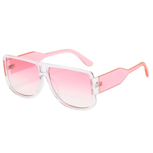 Lunettes de soleil verres dégradés et double pont métallique au design punk vintage unique