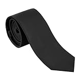 JUNMEISI Men's Ties Solid Pure Color 2.35' (6CM) Plain Slim Necktie Skinny Ties For Men