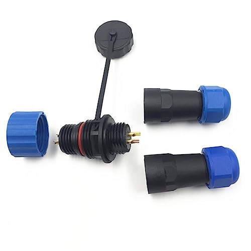 Connecteur aéronautique SP1310 6 broches femelle mâle étanche IP68 - 4