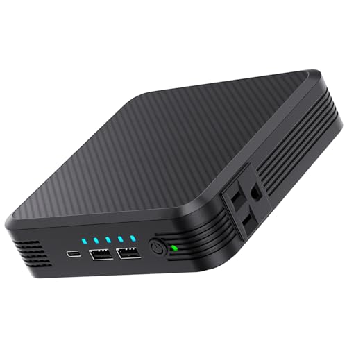 Paopaoyu Portable Laptop Power Bank 100W AC Outlet, 72Wh/20000mAh with 65W PD USB C Portable Laptop Charger, External Battery Pack for MacBook, Notebooks, Laptops