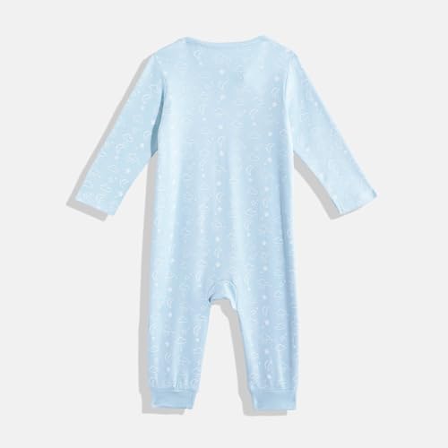 Image of Mothercare Baby Romper Sleepsuit Autumn Print Full Sleeve Pink