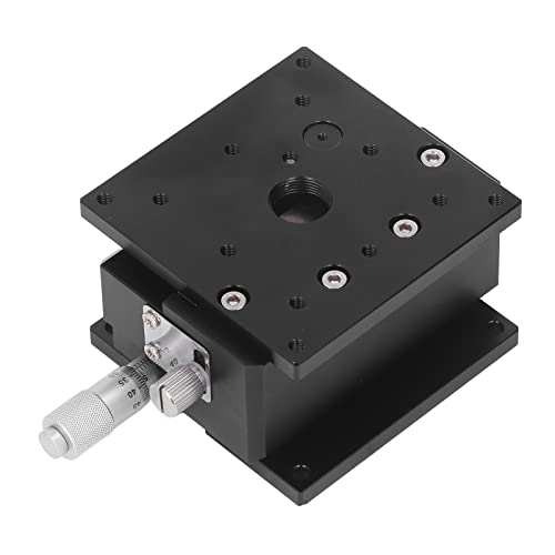 Zリニアスライドステージクロスローラースライディングテーブル精度測定用のマイクロメーターノブタイプ (80x80mm)
