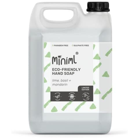 Miniml 5L Lime, Basil & Mandarin Hand Soap Refill Cover