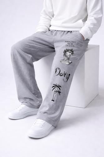 Image of Men Baggy Regular Fit Track Pants
