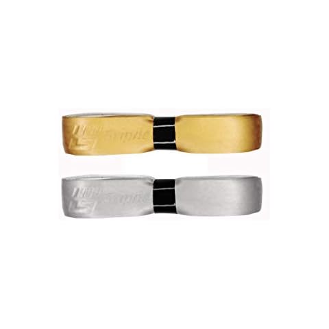 GripActive GAA Hurling Stick Grip Tape (Pack of 6, Gold and Silver Mix) Cover