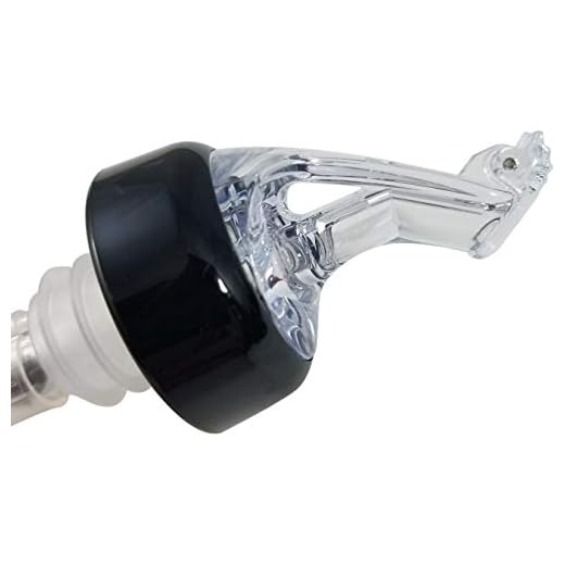 AmeriPour - Pourer medido - Despejadores de garrafa de licor - Colar - (10 unidades) Feito 100% nos EUA. Bicos de bar que não vazam - sem rachaduras. Um derrame perfeito sempre. Ótimo para vinho!