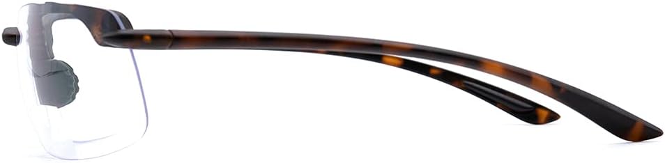 VITENZI Bifocal Safety Glasses with Readers Wrap Around Sport Magnifying Safety Reading Protective Goggles Monza