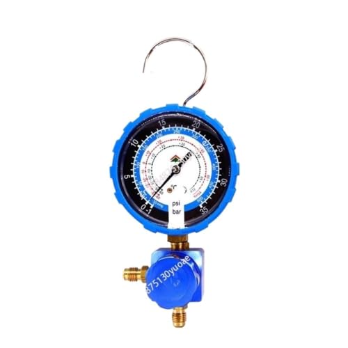Medidor de refrigerante R32 HS468AL con perilla metálica para manómetros de aire acondicionado