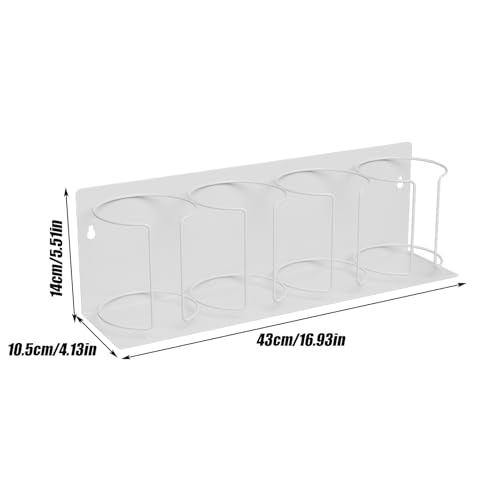 Porte-Gobelets Magnétique à 4 Emplacements avec Support de Rangement Aimanté Robuste