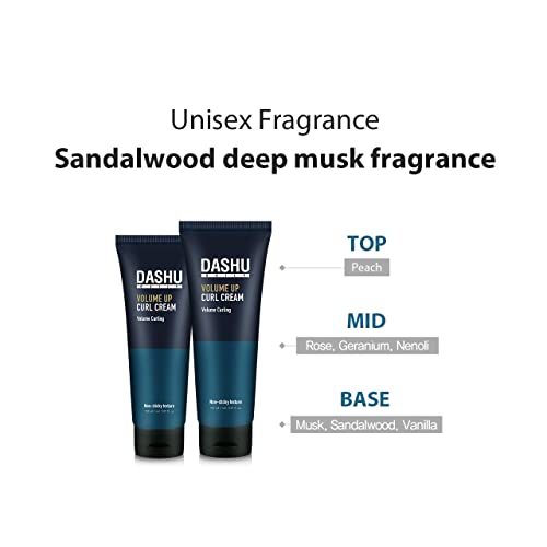 Dashu Daily Volume Up Curl Cream 5.07Fl Oz – Hair Styling Cream, Curl Defining Cream, Volumizing, Add Texture, Anti Frizz Styling Cream #TOP6