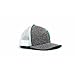 ARIAT Youth Cap, Heather Grey, Turquoise Signature Logo, White Mesh Back, Snapback