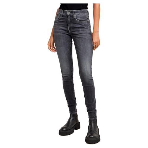 G-STAR Jeans 3301 Skinny para Mujer, Negro (Faded Black Magnet...
