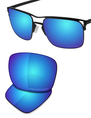 Image of SAUCER Premium Replacement Lenses & Nosepads for Oakley Holbrook Ti OO6048 | UV400 Protection, Anti-Scratch, Precise Fit
