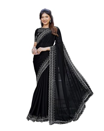 Sari en soie indienne KULIA résolvez le problème de taille avec le chemisier sur mesure