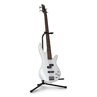 AUNA Stand Guitare – Support trépied pour Guitare ou Basse (Pliable, sécurisé Forme Y) – Noir résistant - Les Beatles, Paul McCartney, John Lennon, RIngo Starr, George Harrison