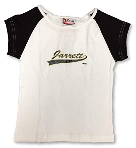 Chase Authentics NASCAR Vintage Ladies Crew Neck Trackside Glitter T-Shirts (Large 12/14, Dale Jarrett) White