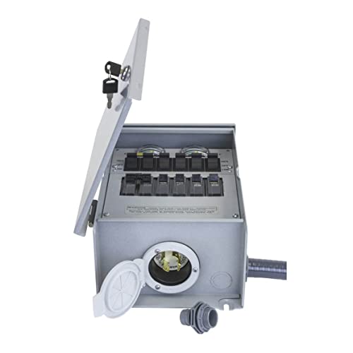 Reliance Controls R306A Pro/Tran Outdoor 30-Amp 6-Circuit 2 Manual Transfer Switch thumb #2