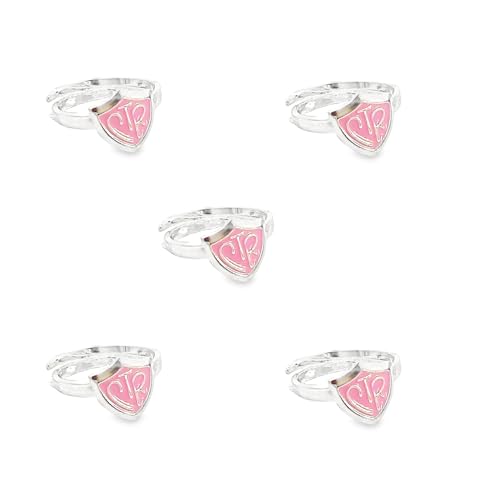 One Moment In Time H14P Adjustable Pink Ring 5 Pack Mormon LDS CTR