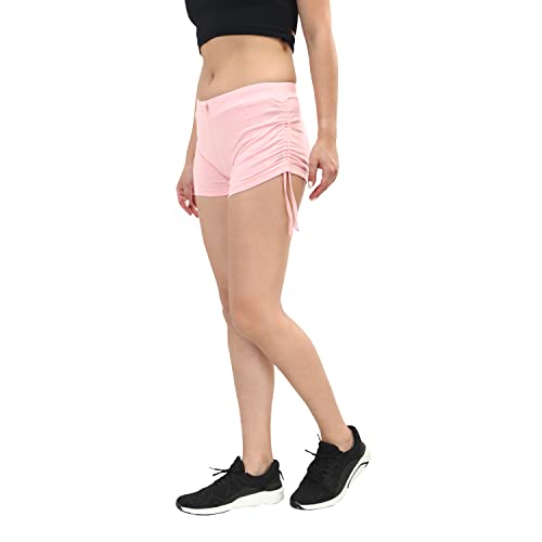Image of TWGE Womens Cotton Hot Shorts - Short Pants for Ladies Stretchable Athletic Shorts Comfortable Fit with Elastic Waistband - Active Wear Ideal for Gym Yoga & Nightwear