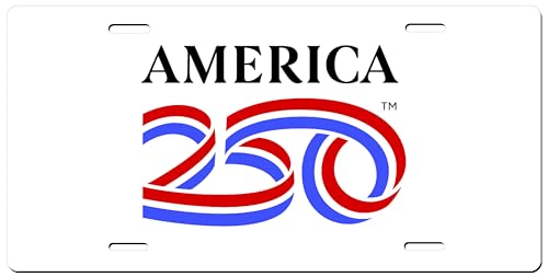 America250™ Logo License Plate (White) America250™ Logo License Plate (White)