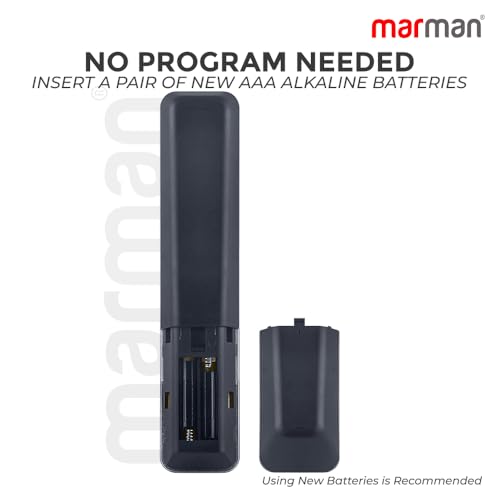 Image of marmanCompatible with Thomson Smart TV Remote Control Original Model 43 OATHPRO2000 65 OATHPRO2020 75 OATHPRO2121 Suitable for Android 4K LED FHD UHD OLED Television Without Voice Command